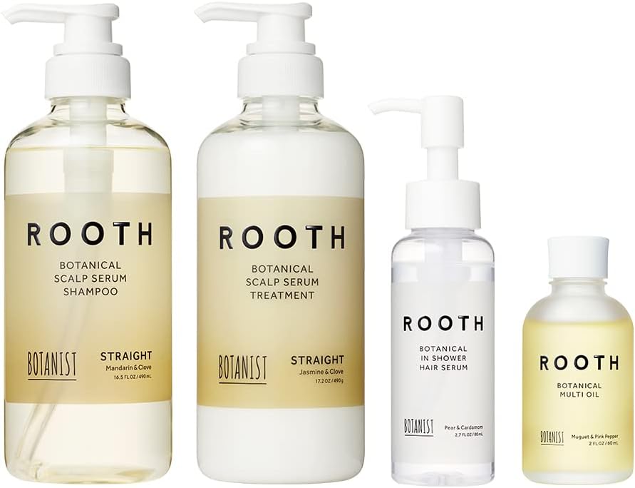 BOTANIST (ボタニスト) ROOTH ルース 4点セット シャンプー&トリートメント&ヘアオイル&ヘアセラム