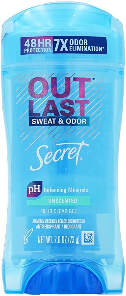 SecretOutlast48HourClearGel[unscented]2.6ozåȥȥ饹[̵]ýǥɥȥꥢ73g