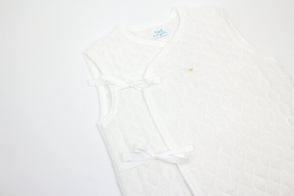 キルト胴着 ホワイト 50cm-80cm ベビー服 子供服 赤ちゃん 女の子 男の子 日本製 出産祝い ギフト こどもの日 SS 2