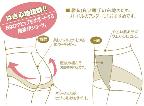 産後シェイプアップショーツ