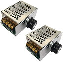 【送料無料】fogman 電圧レギュレータ 調光器モータ スピードコントローラー 交流 電圧調整器 4000W (2個セット)