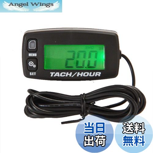 【送料無料】デジタルタコメーター バイク led アワーメーター バイクデジタルタコメーター エンジンタコメーター バイク用 電気式タコメーター バイク用