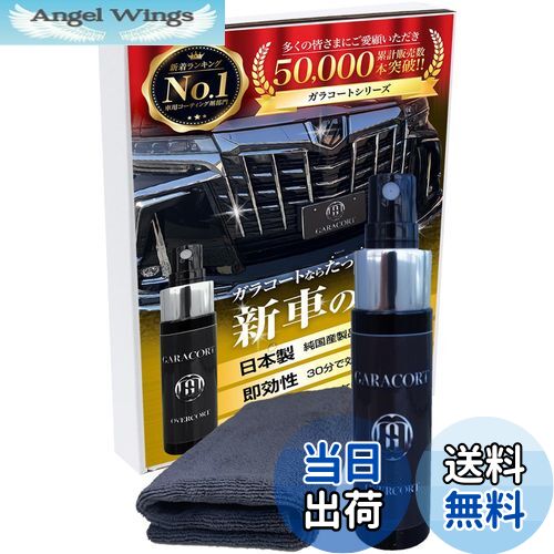 【送料無料】ガラコート ガラス系 コーティング ガラス系コーティング剤 お試しセット 30ml 超撥水 保護 全車種全色対応 車 バイク 洗車 ワックス 簡単 ...