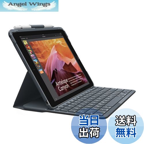 【送料無料】ロジクール iPad用 キーボード iK1053BK ブラック Bluetooth キーボード一体型ケース iPad 第5世代及び第6世代対応 電池寿命最大4年間 SLIM FOLIO 国内正規品 2年間メーカー保証