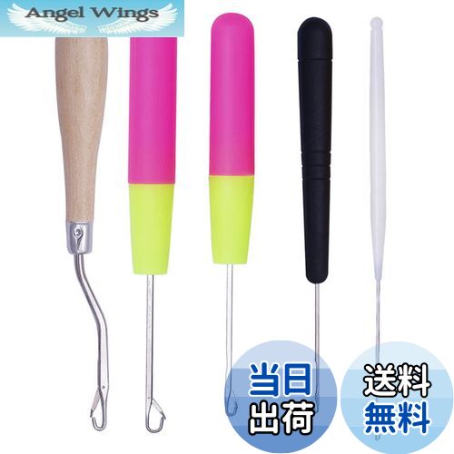 【送料無料】YFFSFDC マイクロ 編み物用 ラッチフック かぎ針 編み針 毛織り針カーペット編み 毛糸DIY..