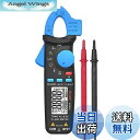 【送料無料】Simble テスター デジタル クランプメーター 6000 カウントオートレンジクランプ 電流計 AC/DC電流 周波数 温度 抵抗 連続性 静電容量 ACM91 1mA 6000カウント デジタルマルチメータ 収納袋 (青)