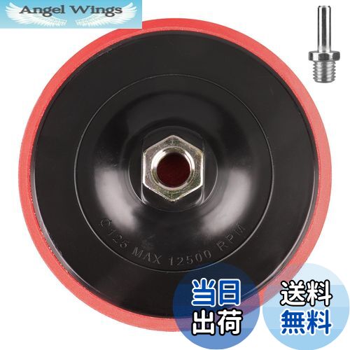 【送料無料】STEBRUAM 研磨ディスク 125mm サンディングパッド 曲面研磨アダプター ポリッシャー 磨きとフック