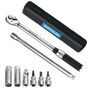 【送料無料】GOYOJO トルクレンチ プレセット型 磁気薄型スパークプラグ 8点セット 差込角(3/8インチ) 10-60N.m 両回転対応 トルク精度 ±3...