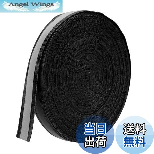 【送料無料】PATIKIL 反射テープストリップ 25mm x 24ヤード 高い視認性の反射テープ 縫い付け用 DIY警告安全生地ウェビング 衣類 レインコート...