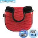 【送料無料】Andux ゴルフパターカバー 四角型 メッシュ パターヘッドカバー MT/TG14 (赤)