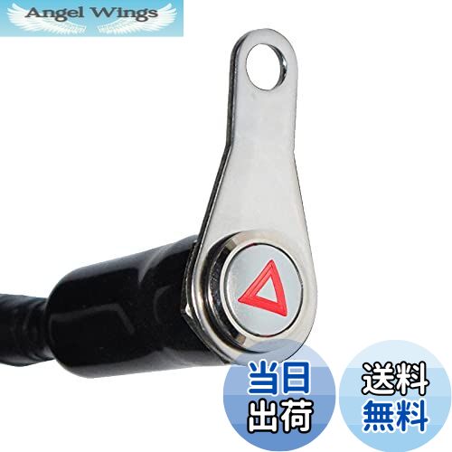 【送料無料】オートバイハンドルバースイッチ ATVバイク 12V LED 警告灯 ハザードライト スイッチ 赤く閃光 防水 過負荷保護赤い光