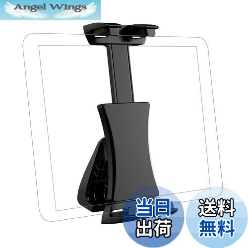 【送料無料】タブレットホルダー 三脚 ipad 三脚 ホルダー TiMOVO タブレットスタンド 三脚用 マウント クリップ アダプター 360度回転 5.5-13.5インチ iPhone 16シリーズ iPad 10世代 iPad 10.2 iPad Air5/4 iPad mini6 ブラケット 角度調整可能 ABS 横向 縦向 1/4-20UNCね