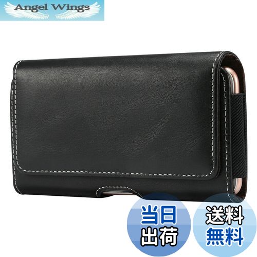 【送料無料】スマホケース ベルト通し, YODIMDA 横型 携帯ホルダー対応 iPhone 14 Plus,13 Pro max, 12 Pro max Xperia,Sense 4 plus ベルト通しケース