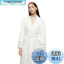 【送料無料】Calla Angel New York ワッフル バスローブ ガウン 高級 コットン 超長綿100% 薄手 軽量 柔らかい 保湿 保温 吸水 速乾 部屋着 お風呂上がり レディース ルームウェア パジャマ 海外 人気 (S, ホワイト)