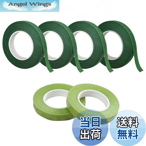 【送料無料】BTtime フローラテープ 6個セット 造花テープ 幅12mm 花の接着剤 手芸 DIY フラワーアレン..