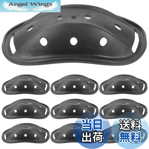 【送料無料】LIOOBO 10pcs ヘルメットチンカップ ヘルメット用 あご カップ 安全 あご 保護 プロテクター 柔らかい 工事作業 サイクリング （ ）