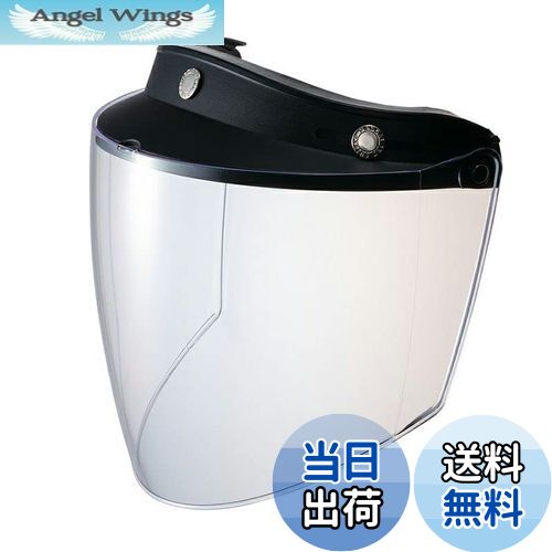 【送料無料】[南海部品] ナンカイ バイク用 スクエアシールド クリア NE12