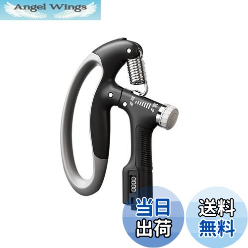 【送料無料】GreenGee 握力増強器 エクササイズ 握力グリッパー カウンター付き 10-100kg 負荷調整可能 ハンドグリッパー ストレス解消 リハビリ器具 テニス 野球 握力強化訓練 握りやすい 滑りづらい 男女兼用 ポリプロピレン (黒) 【送料無料】GreenGee 握力増強器 エクササイズ 握力グリッパー カウンター付き 10-100kg 負荷調整可能 ハンドグリッパー ストレス解消 リハビリ器具 テニス 野球 握力強化訓練 握りやすい 滑りづらい 男女兼用 ポリプロピレン (黒)