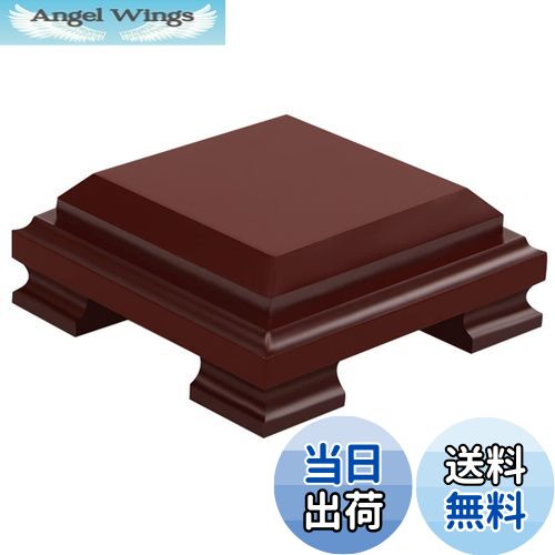 【送料無料】NUOLUX 花台 フラワースタンド 木製 木製花台 盆栽置き 四角形 15X15X5.5CM 飾台 香炉台 ..