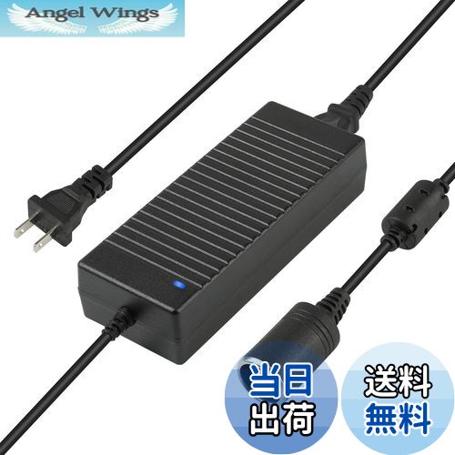 【送料無料】ROTKUEIEE AC/DC 変換アダプター 12V 10A 120w 交換用 車載用品対応 ご家庭でカー用品が使える 家庭用アダプタ コンバーター カー用品 120W未満の全て車載電気製品 PSE認証済 車載冷蔵庫 カーシェーバー 車載掃除機 車載髭剃り 車載扇風機 車載シガーソケット 防