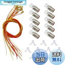 【送料無料】ジオラマ電飾に 10個セット 白色LEDスクリューバルブとスタンドベース E5 E5.5 12V-14V 電車模型 鉄道模型 建物模型 模型電飾 ジオラマ E505WT-10JP