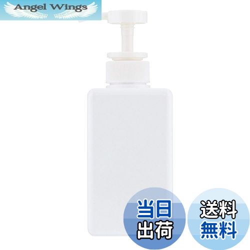 【送料無料】ベストコ(Bestco) シャンプー用ディスペンサー ホワイト 450ml ネトヨン・レ スクエア ボ..