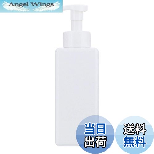 【送料無料】ベストコ(Bestco) シャンプー用ディスペンサー ホワイト 650ml ネトヨン・レ スクエア 泡 ..