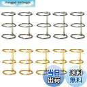 【送料無料】MAEXUS ルーズリーフ バインダーリング 10個入りバインダー 穴径20mmルーズリーフ バインダー 3穴バインダーで手帳や単語帳を作成しよう 製本用とじ具単語帳手帳アルバム