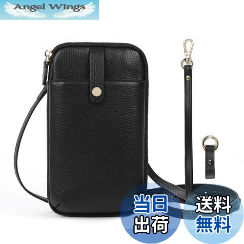 【送料無料】[imeetu] スマホショルダー お財布ショルダー スマホポーチ レディース 本革 多機能 落下..