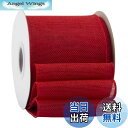 【送料無料】【Ribbonitlux】幅100mm バーラップワイヤーリボン 長さ18m ギフト包装、蝶結びの作り方、ナチュラルなウェディングの装飾、クリスマス...