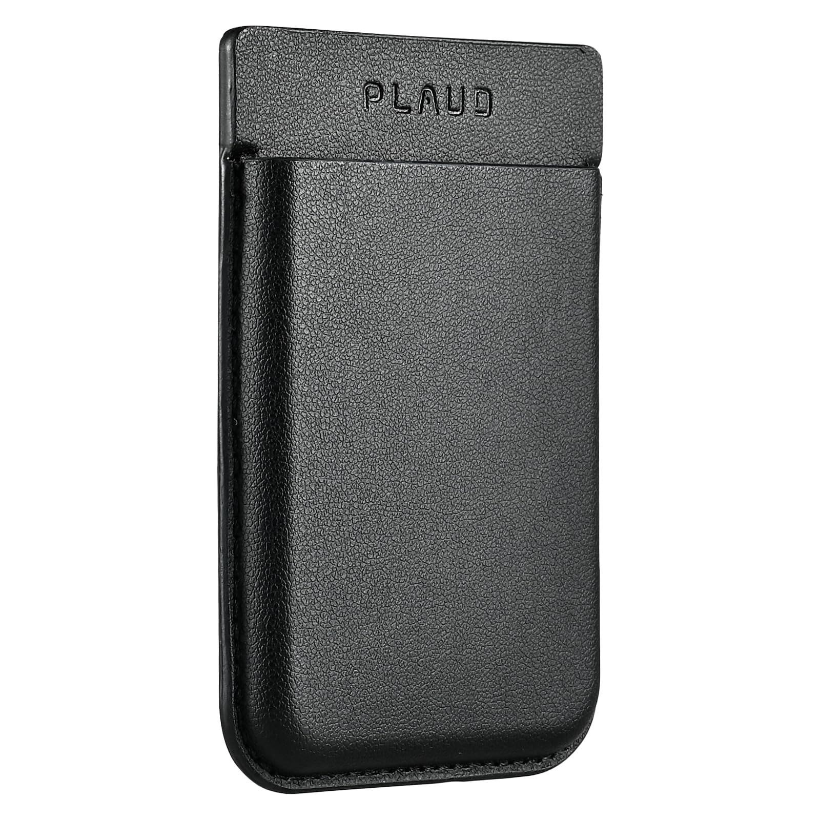 【送料無料】PLAUD NOTE ボイスレコーダー 【追加用】専用ケース MagSafe対応 携帯に取り付け可能 収納/保護用 通話録音に便利 軽量/薄型 革製 (ブラック)