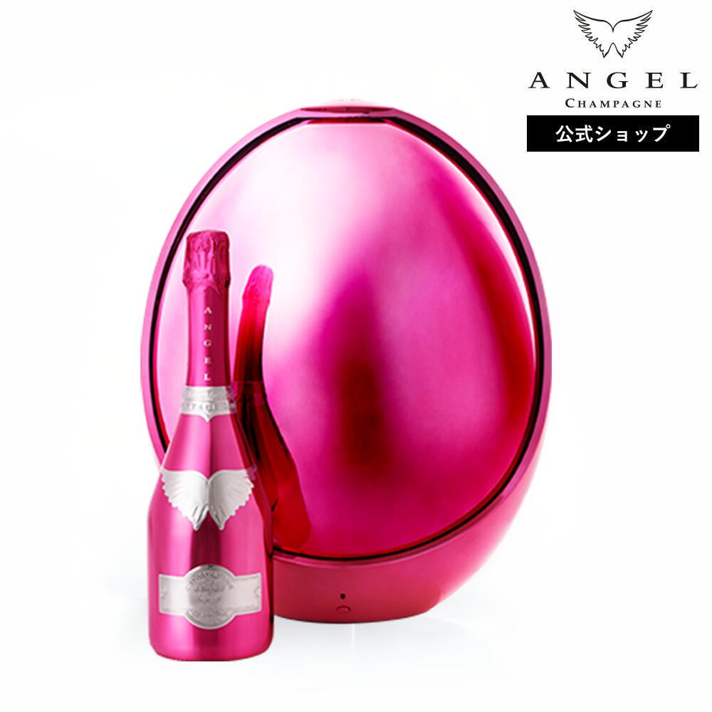 【限定】ANGEL CHAMPAGNE Vintage2008 Pink Egg エンジェル シャンパン ヴィンテージ2008ピンクエッグ 12.5度 750ml 専用ケース 正規品 高級 ギフト ラッピング お返し お酒 送料無料