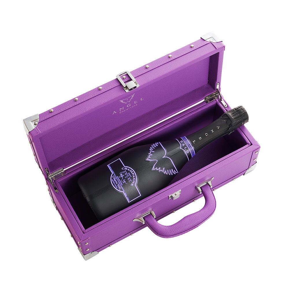 【公式限定ラッピング】ANGEL CHAMPAGNE HALO Purple エンジェル シャンパン ヘイロー パープル 12.5度 750ml 専用ケース 正規品 高級 ギフト プレゼント お祝い バースデー 映え お酒 エンジェルシャンパン 送料無料 angelchampagne-10000041 ANGEL CHAMPAGNE サンプル画像3