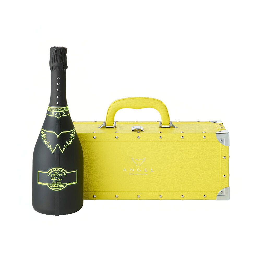 【公式限定ラッピング】ANGEL CHAMPAGNE HALO Yellow エンジェル シャンパン ヘイロー イエロー 12.5度 750ml 専用ケース 正規品 高級 ギフト プレゼント お祝い バースデー 映え お酒 エンジェルシャンパン 送料無料 angelchampagne-10000005 ANGEL CHAMPAGNE サンプル画像2