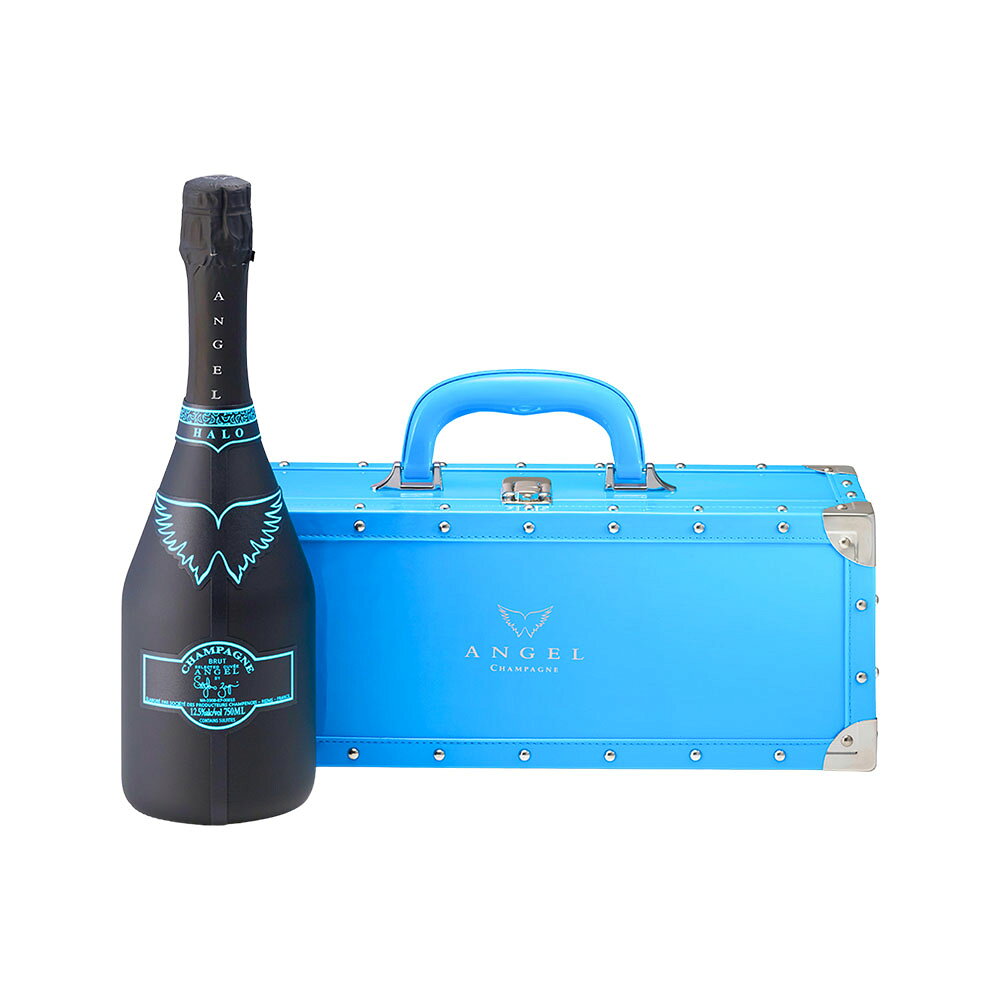 【公式限定ラッピング】ANGEL CHAMPAGNE HALO Neon Blue エンジェル シャンパン ヘイロー ネオン ブルー 12.5度 750ml 専用ケース 正規品 高級 ギフト プレゼント お祝い バースデー 映え お酒 エンジェルシャンパン エナメル 送料無料 angelchampagne-10000067 ANGEL CHAMPAGNE サンプル画像2