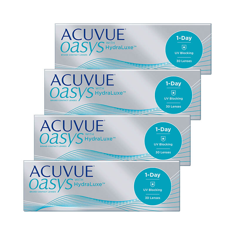 1day Acuvue Oasys ワンデーアキュビューオアシス (30枚入) HYDRALUXE ハイドラリュクス ワンデー オアシス ワンデーアキュビュー ワンデーコンタクト コンタクトレンズ クリアレンズ 楽天 処方箋なし bc8.5 bc9.0 contact lens 近視 遠視