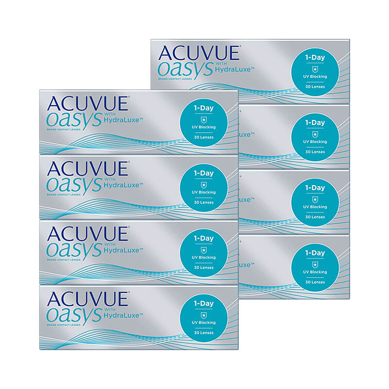 1day Acuvue Oasys ワンデーアキュビューオアシス (30枚入) HYDRALUXE ハイドラリュクス ワンデー オアシス ワンデーアキュビュー ワンデーコンタクト コンタクトレンズ クリアレンズ 楽天 処方箋なし bc8.5 bc9.0 contact lens 近視 遠視