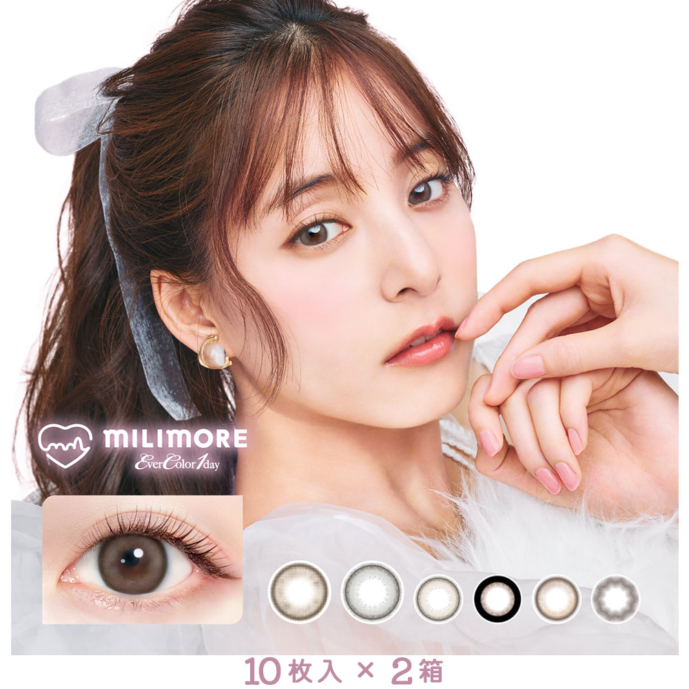 y2+lR|XzMillimore by EVERCOLOR ~A oC Go[J[ (10) 1 ĝ 1day JR R^Ng J[R^Ng f[ fC 1f[  e  contact lens color p[ O[JR O[ R ᕗ oȂ 