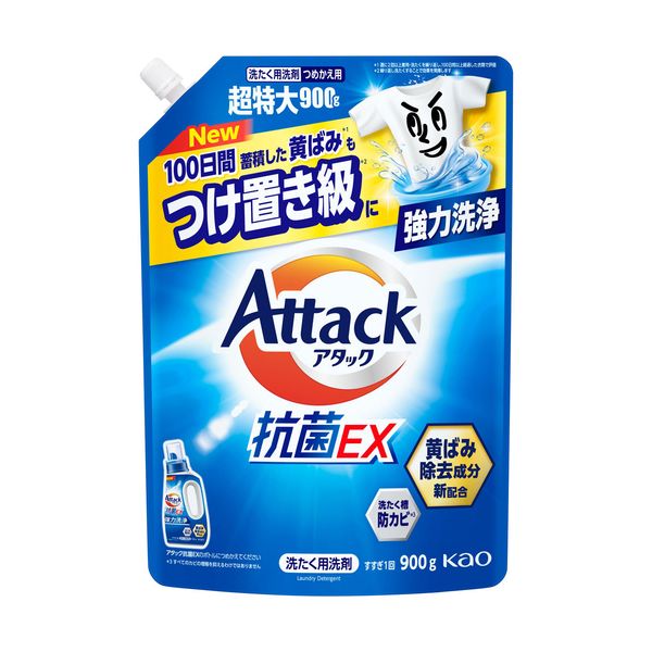 アタック抗菌EX つめかえ用 (900g)