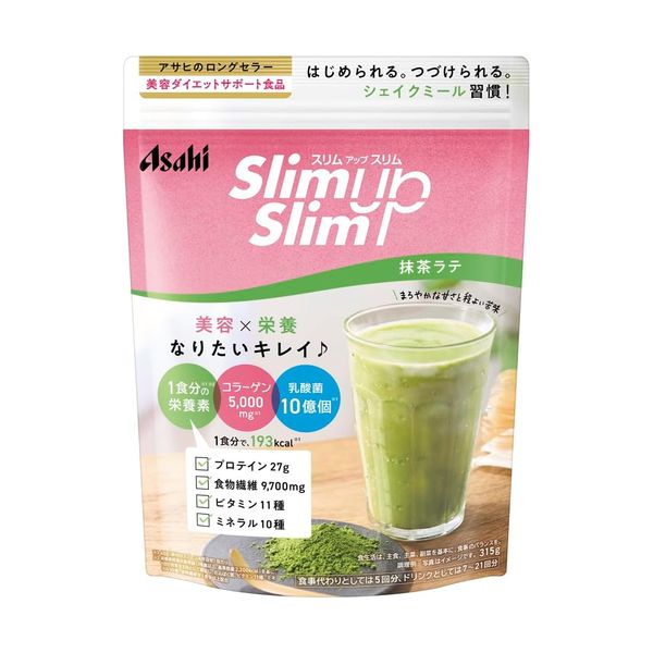 スリムアップスリム 酵素+スーパーフードシェイク 抹茶ラテ 315g