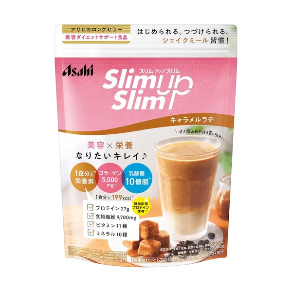スリムアップスリム シェイク キャラメルラテ (360g)
