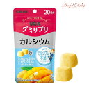\300円OFFクーポン★3日19:59迄/【ネコポス専用】UHAグミサプリ カルシウム マンゴー味 (20日分 40粒) グミ サプリ カルシウム不足 UHA...