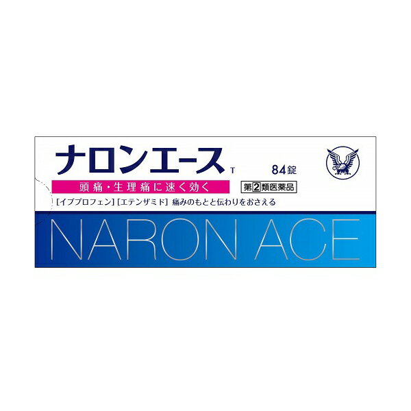 【買い物マラソンポイント5倍】【第(2)類医薬品】ナロンエースT 84錠*1個 痛み止め【送料無料】