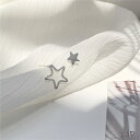 年始福袋ピアス スター 左右異なるピアス【ポスト925】【金属アレルギー対応ピアス】レディースピアス 大人 シンプル ゴールド シルバー キャッチ スワロ 入...