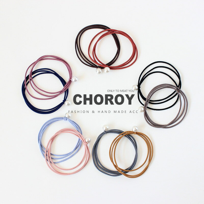 ヘアゴム【再入荷】【色増加】パールデザイン　シンプルヘアアクセサリー ヘアアクセ 髪留め ヘアアレンジ パッチンどめ パッチン留め 大人 子供 キッズ 女の子 ミニ 小さい 型 前髪 留め シンプル かわいい 可愛い おしゃれ カジュアルのサムネイル