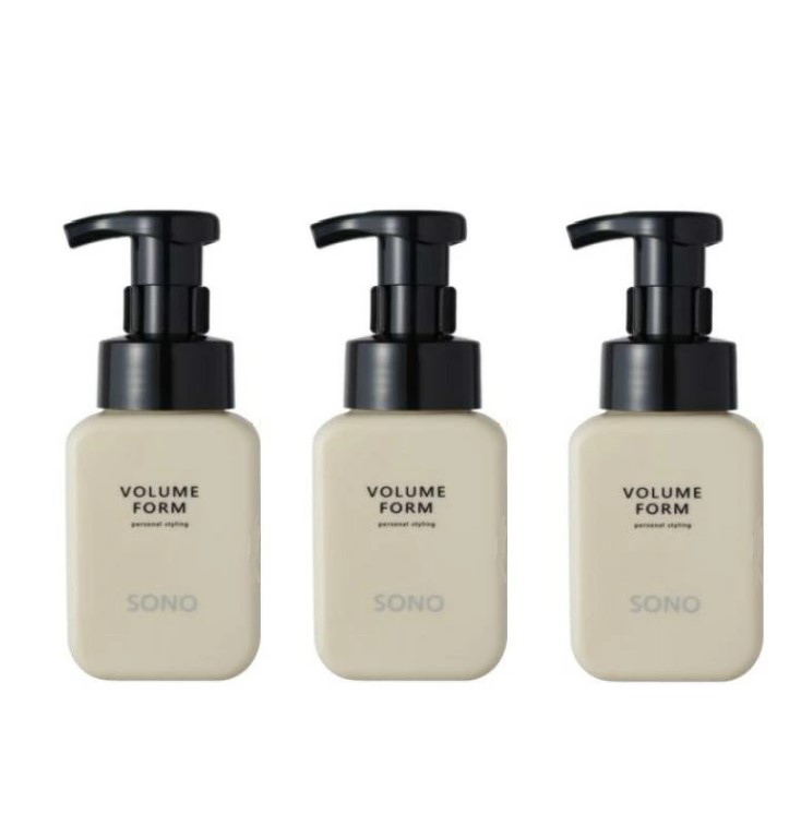 ポイント15倍 3本セット セフティ SONO ソノ ボリュームフォーム ムース 180mL シニア 髪 潤い ツヤ 補修 ホイップ泡 ベーススタイリング ハリコシ サロン専売品 美容師 おすすめ safety