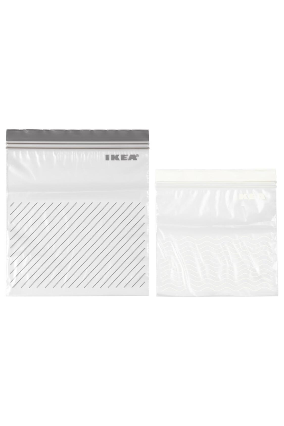 【輸入雑貨】IKEA◆[ISTAD/イースタード]フリーザーバッグ グレー/ホワイト 2.5/1.2 l 海外雑貨 海外生活雑貨 インポート雑貨 海外グッズ 輸入ギフト インターナショナルグッズ 人気 おすすめのサムネイル