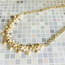 ビーズ アクセサリーキット シャンパンカラー ネックレス