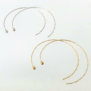ピアスパーツ 1ペア デザインピアス フープアクセサリーパーツ 繊細