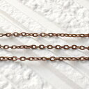 メタルパーツ vintaj アズキチェーン エッチング 2.9x4.3mm 10cm USA製 リードフリー ニッケルフリー